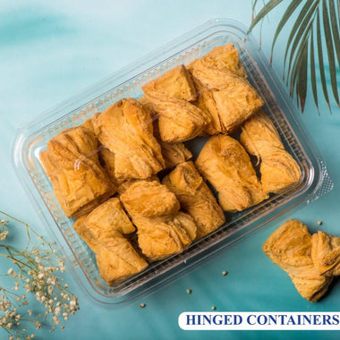 TF-RE-H-2000CC - Rectangle Hinged Containers - Pack of 100