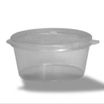 H-25 - 25ml Round Hinged Thinwall Containers - Pack of 100