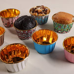 Big Gold Round Muffin Cups - Pack of 100
