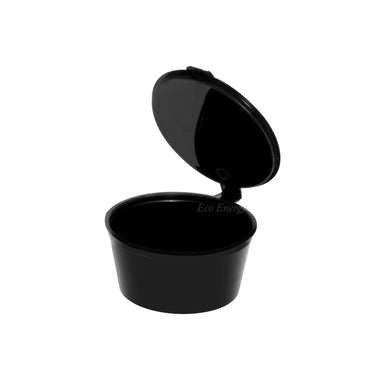 H-50 - 50ml Round Hinged Thinwall Containers - Pack of 100