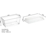 GD 984745 - Rectangle Transparent Mousse Cups - Pack of 100