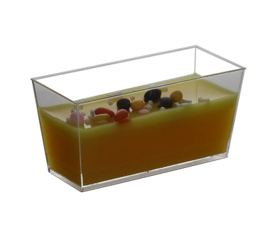 GD 984745 - Rectangle Transparent Mousse Cups - Pack of 100