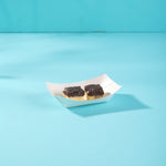 White Paper Boat Trays - Pack of 100