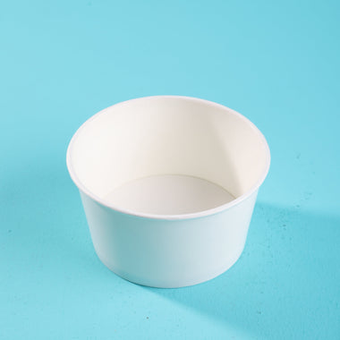 White Food Paper Container