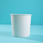 White Food Paper Container