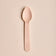 95mm Wooden Scoop Spoon - Pack of 100