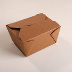 Kraft Paper Lunch Box - Pack of 100