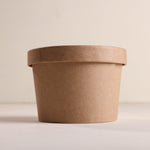 Kraft Paper Food Container with Lid