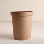 Kraft Paper Food Container with Lid