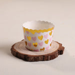 Colorful Die Cut Muffin Cups - Pack of 100