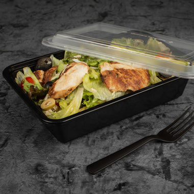 RE38 - 1150ml Export Quality Rectangle Thinwall Containers - Pack of 100