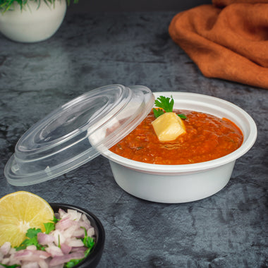 RO10 - 300ml Export Quality Round Thinwall Containers - Pack of 100
