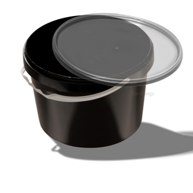 3200ml Round Briyani Buckets - Pack of 40