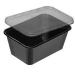 RE-1000 - 1000ml Rectangle Thinwall Containers - Pack of 100