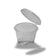 H-100 - 100ml Round Hinged Thinwall Containers - Pack of 100
