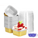 170ml - Aluminium Square Baking Cup with Lid - Pack of 100
