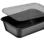 RE-650 - 650ml Rectangle Thinwall Containers - Pack of 100