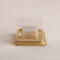 Gold Square Brownie Box - Big - Pack of 100