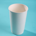 White Double Wall Glasses - Pack of 100