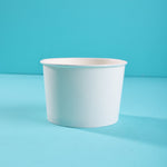 White Food Paper Container