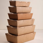 Kraft Paper Food Box - Pack of 100