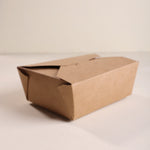 Kraft Paper Lunch Box - Pack of 100