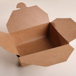 Kraft Paper Lunch Box - Pack of 100