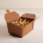 Kraft Paper Lunch Box - Pack of 100