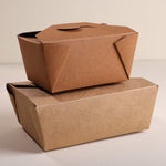 Kraft Paper Lunch Box - Pack of 100