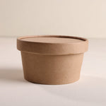 Kraft Paper Food Container with Lid