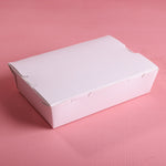 White Paper Food Box - Pack of 100