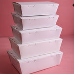 White Paper Food Box - Pack of 100